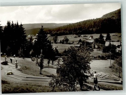 72270 W7292 Buhlbach Foto AK Minigolf