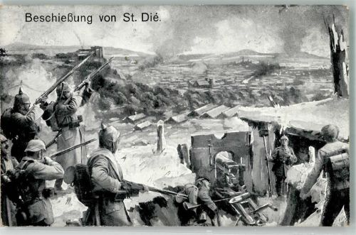 1915 WK I Beschießung von St. Die