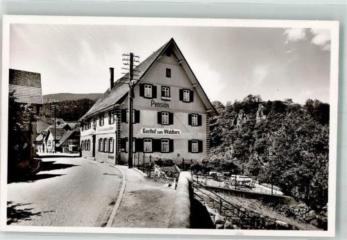 Gausbach Pension Gasthaus zum Waldhorn Foto AK