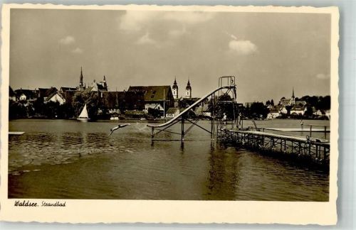 Bad Waldsee Schwimmbad Foto AK