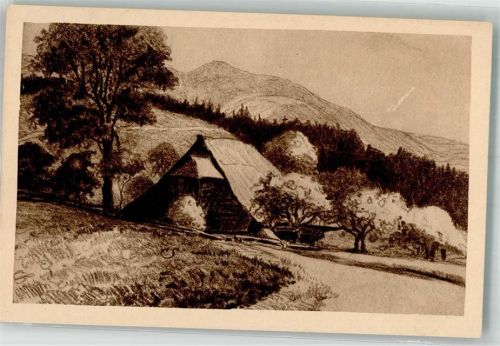 Kirchzarten Alter Bauernhof sign. H. Stücklin