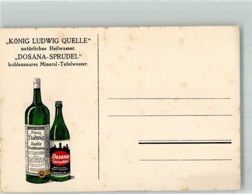 W8510 Fürth , Bay König Ludwig Quelle Heilwasser Dosana Sprudel Getränk alkoholfrei