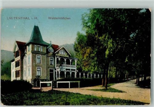 Lautenthal 1916 Gasthaus Waldschlösschen