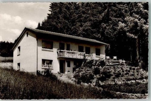 Schonach 1958 Pension Waldesruhe