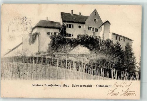 Durbach 1906 Schloss Staufenberg