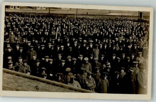 Lager Kriegsgefangener Foto AK
