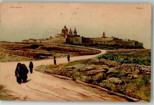 Mdina Kirche Tracht Citta vecchia
