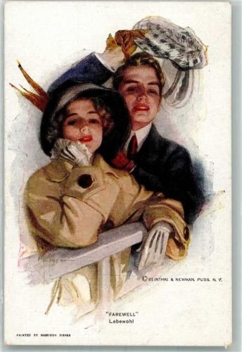 Lebwohl Frau Mann Reinthal u. Newman No. 773 Fisher, H. Künstlerkarte