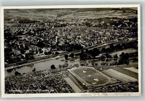 Schweinfurt Fliegeraufnahme Schweinfurt Stadtkreis Main Stadion