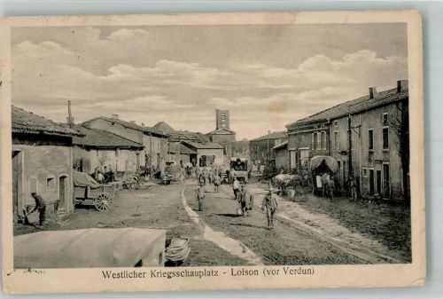 Loison 1916 Feldpost WK I 54.Inf.Div.