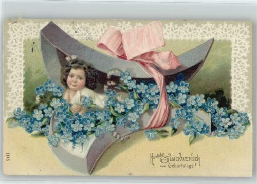 Serie 1145 - Geburtstag - Litho 1909 AK