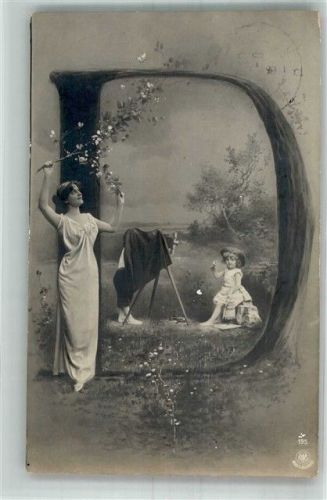 1908 NPG Serie 195 Jugendstil Fotoapparat