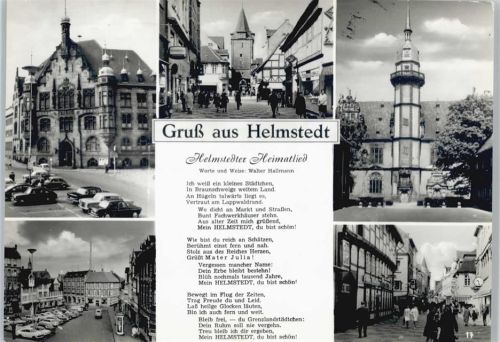 Helmstedt Helmstedter Heimatlied Walter Hallmann Mehrfachaufnahme