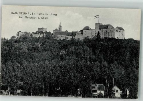 97616 W8740 Bad Neustadt a d Saale Foto AK Burg Ruine Salzburg