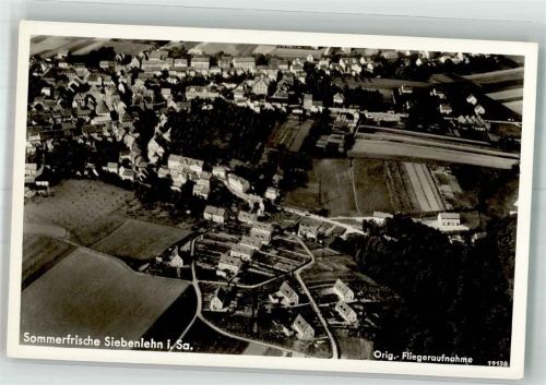 Siebenlehn 1938 Fliegeraufnahme des Ortes