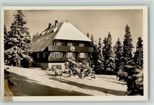 W7828 Feldberg , Schwarzwald Naturfreundehaus im Winter Naturfreundehaus