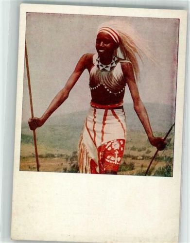 Aus den Missionen der Weißen Väter in Afrika , junger Tänzer der Jugend Urundis