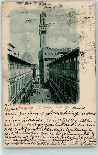 Firenze Il Portico degli Uffizi