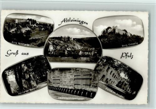 Altleiningen Burg Nordseite Burg Ostseite Partie im Burghof Zwanzigröhrenbrunnen Partie im Burghof Ortsansicht Mehrfachaufnahme