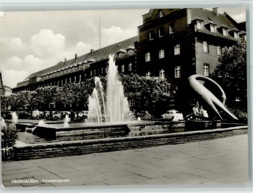 Oberhausen Friedensplatz Springbrunnen