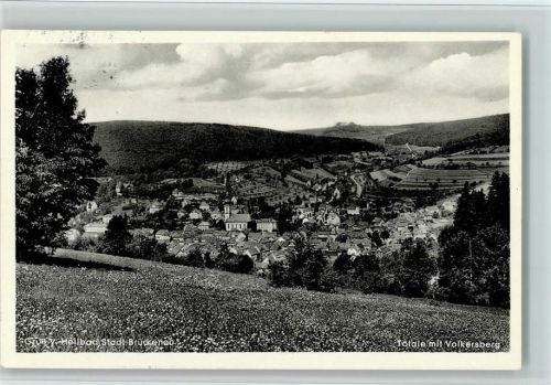 Bad Brückenau Totalansicht mit Volkersberg