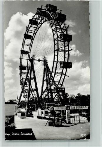 Riesenrad, Wien - Prater 1955 AK