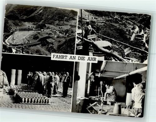 Ahrbrück Fahrt an die Ahr Vasen Töpferei 4-Bildaufnahme