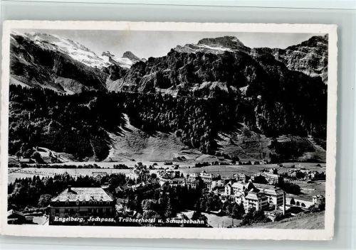 Engelberg Jochpass Trübseehotel und Schwebebahn