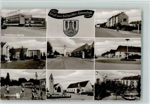 Lebenstedt Kaufhaus Hertie Schwimmbad St. Johannis-Kirche