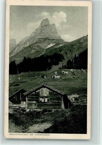 Braunwald Braunwaldalp mit Eckstocken