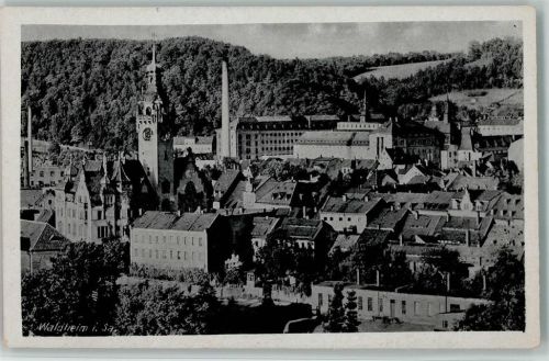 Waldheim Ortsansicht Kirche