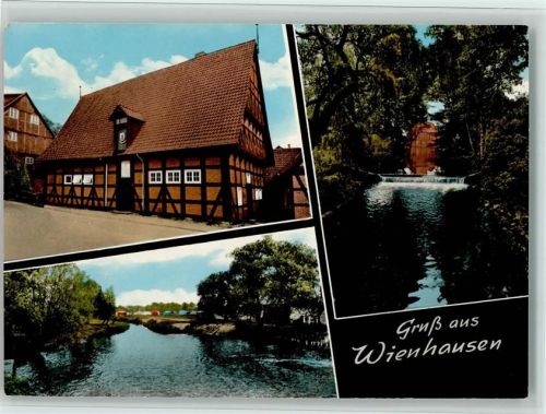 Wienhausen Ortsansicht Fluss Fachwerkhaus Campingplatz