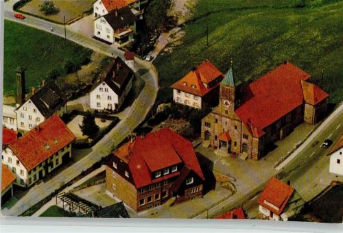 Seebach Luftaufnahme Kirche Baustein