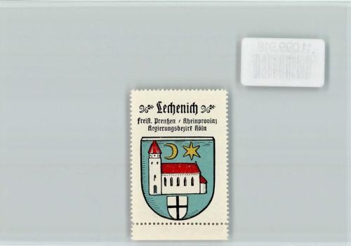 Lechenich Vignette Wappen Kaffee Hag ca 1920-1940