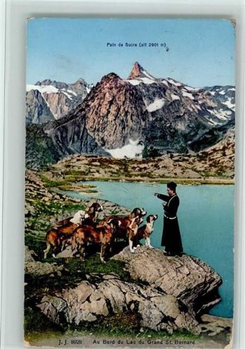 Grand-St-Bernard Pain de Sucre Au bord du lac du Grand St. Bernard