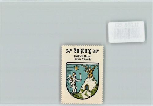 Sulzburg Vignette Wappen Kaffee Hag ca 1920-1940