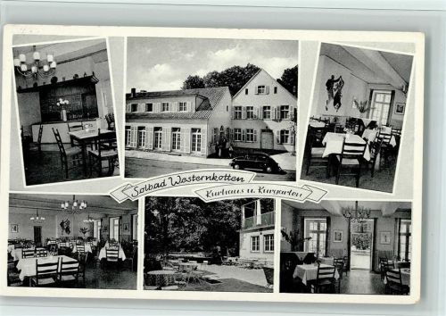 Bad Westernkotten Kurhaus Innenaufnahmen Kurgarten Mehrfachaufnahme
