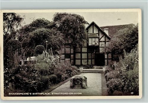 Birthplace - Stratford on Avon AK Shakespeare 1954