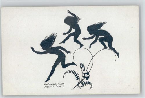 Scherenschnitt Göttl. Jugend I. Bl. 17