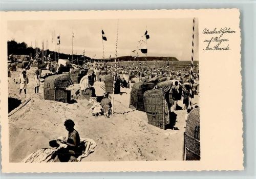 Göhren 1938 Strandleben Foto AK