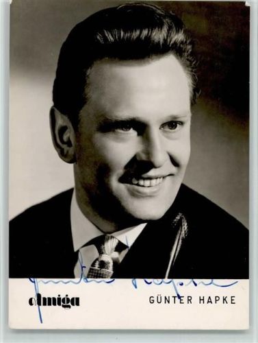 Gunter Hapke Original Autogramm
