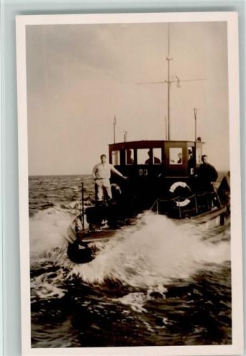 auf hoher See Foto ca 1938 AK