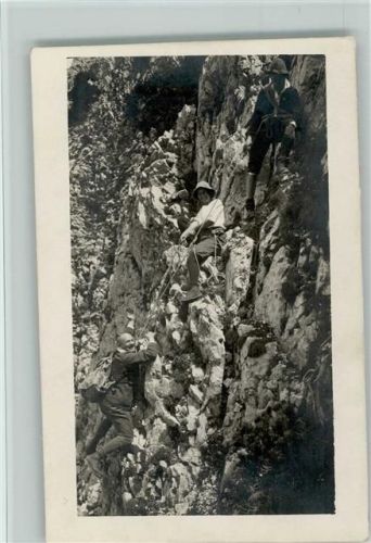 Gruppe - Kletterei - Foto ca 1938 AK