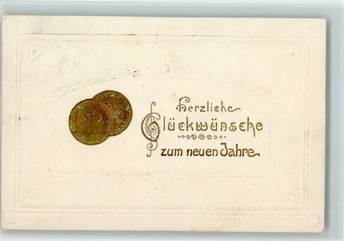 Neujahr - Geldmünzen 1911 AK