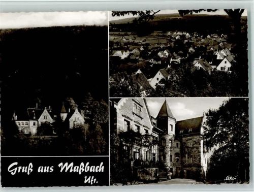 Maßbach Ortsansichten 3-Bildaufnahme Foto Ako