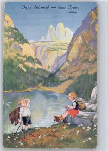 1925 Ohne Schweiz kein Preis - Kinder - Wandern