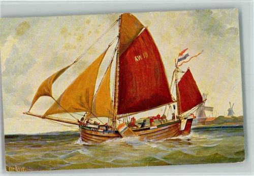 Karte Nr. 43 - Segelschiff