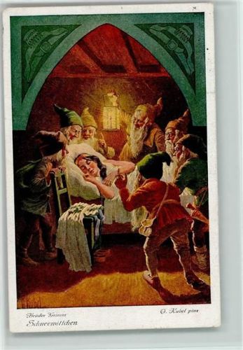 1918 sign Kubel - Nr. 3 Schneewittchen