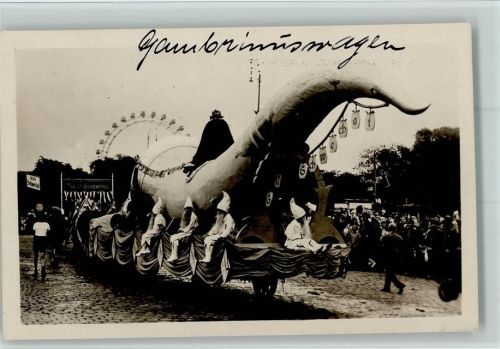 Wien Ereignis - X. Deutsches Sängerbundesfest - Festzug Gambrinuswagen