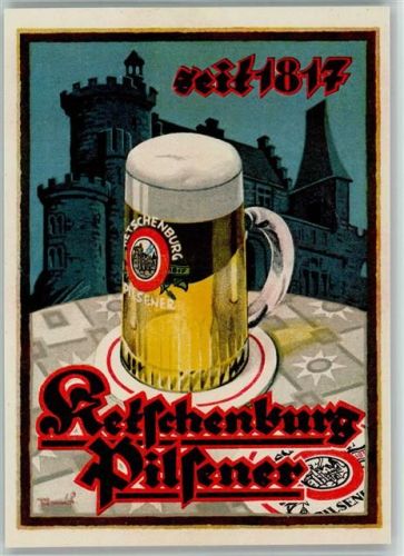 Ketschenburg Pilsener - Bierkrug aus Glas